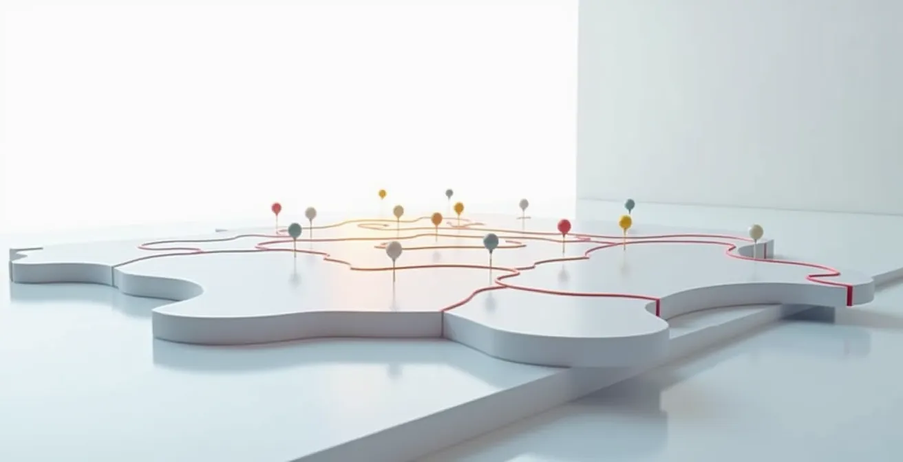 Carte de France montrant la densité des bornes de recharge électrique sur les autoroutes